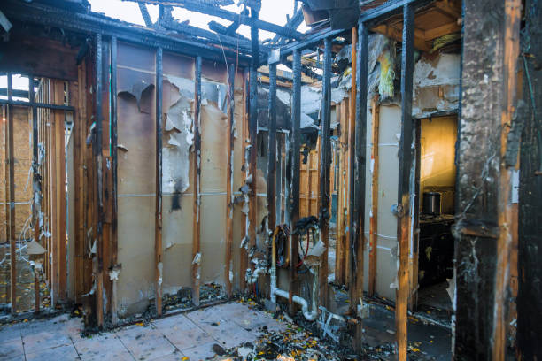 Professional Soot Cleanup technician working in Wood Village, OR